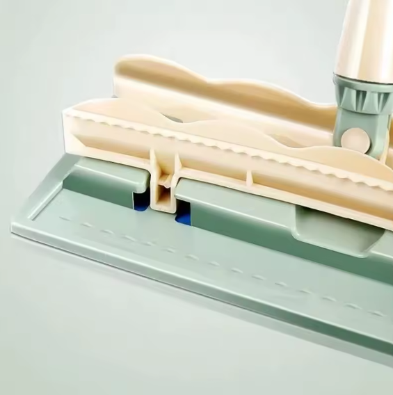 Clean Easy Mop™ - Mocio piatto in acciaio inox con 3 panni riutilizzabili